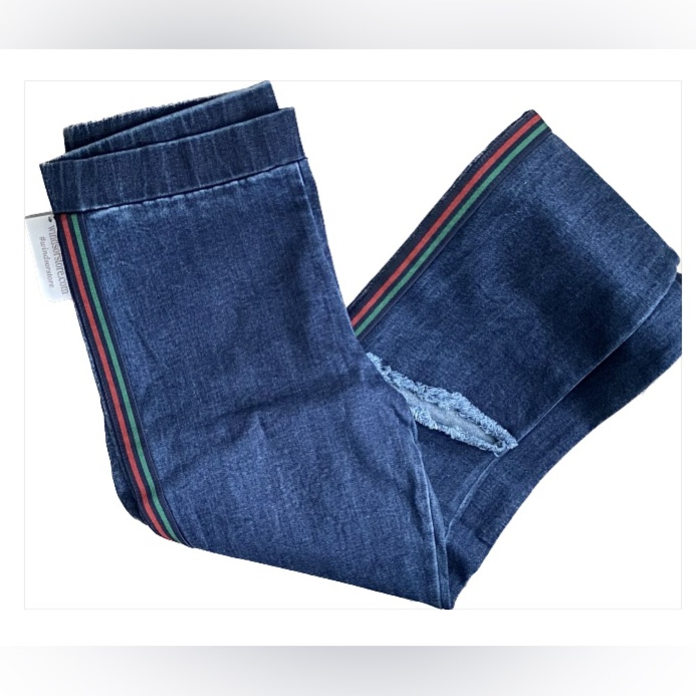 Windsor High Rise Side-Stripes Jeans - Picture 2 of 3